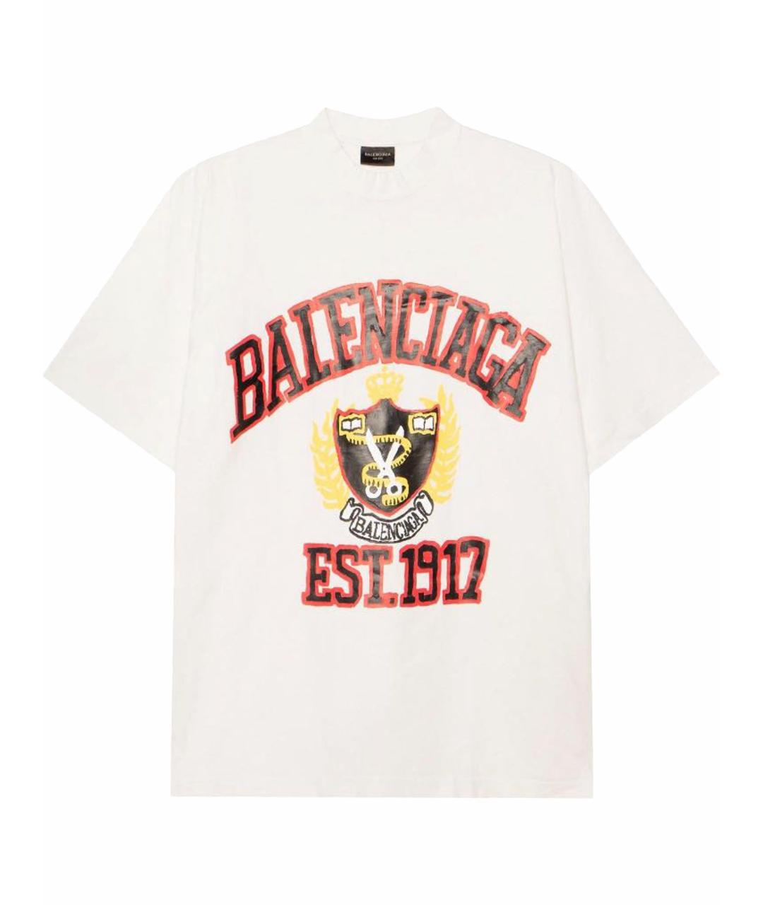 BALENCIAGA Черная хлопковая футболка, фото 1
