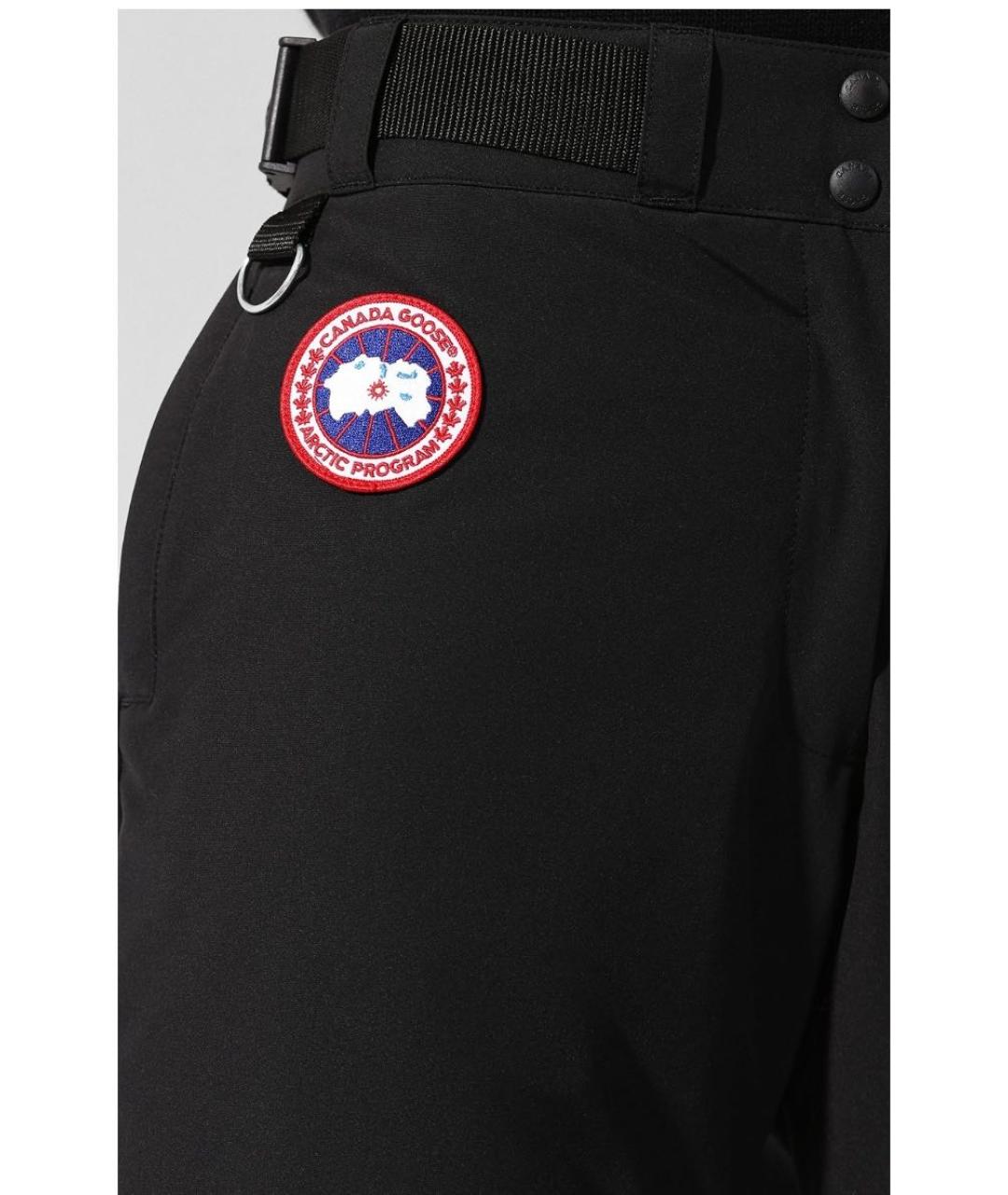CANADA GOOSE Черные прямые брюки, фото 4