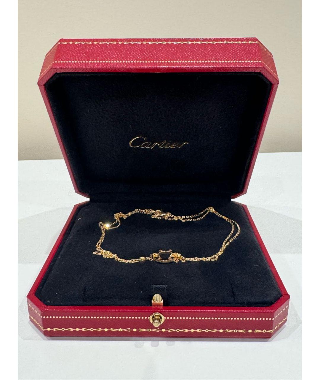 CARTIER Желтое колье из желтого золота, фото 3