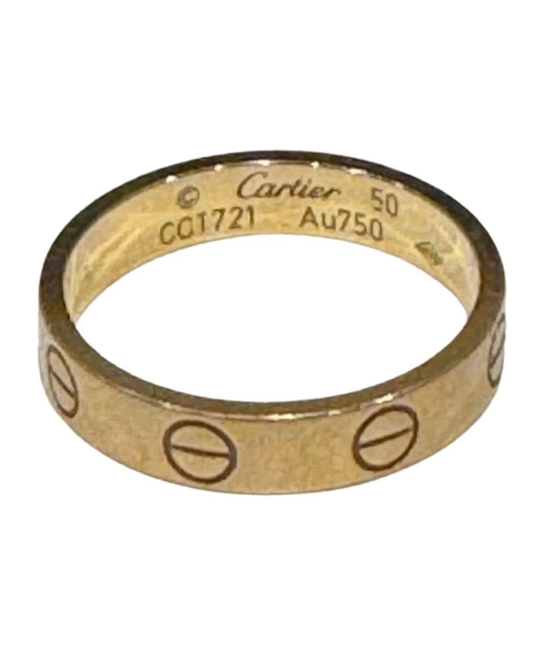 CARTIER Желтое кольцо из желтого золота, фото 1