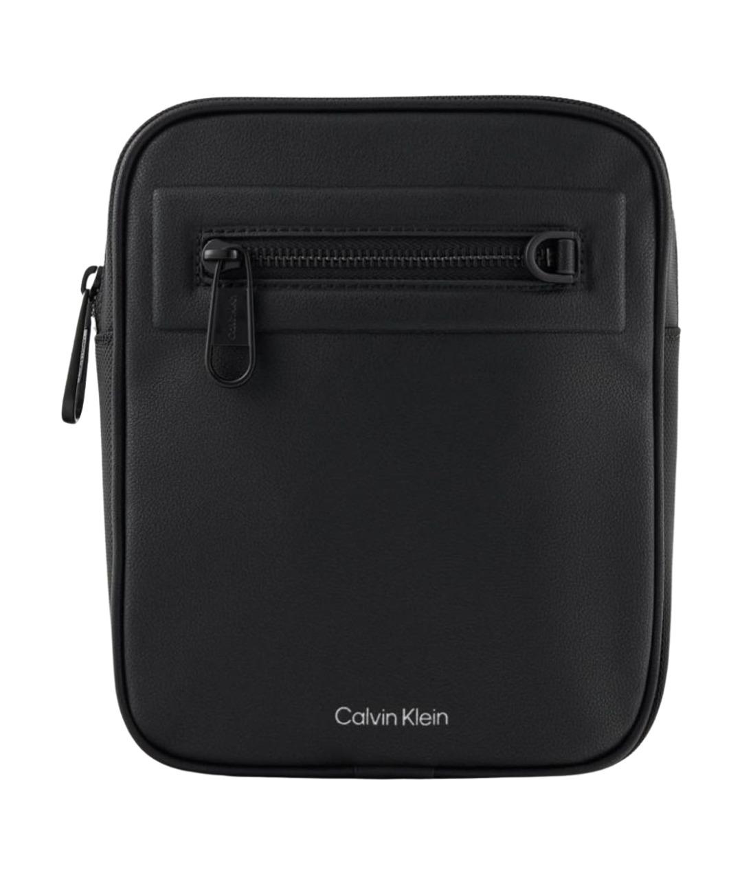 CALVIN KLEIN Черная сумка на плечо, фото 1
