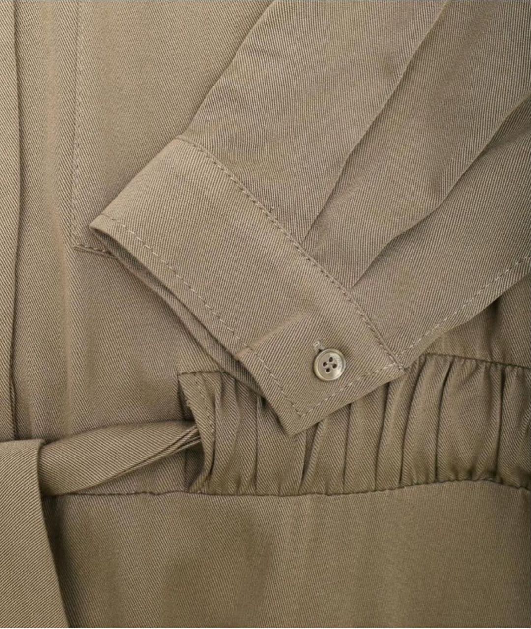 MAX MARA Зеленые вискозное повседневное платье, фото 5
