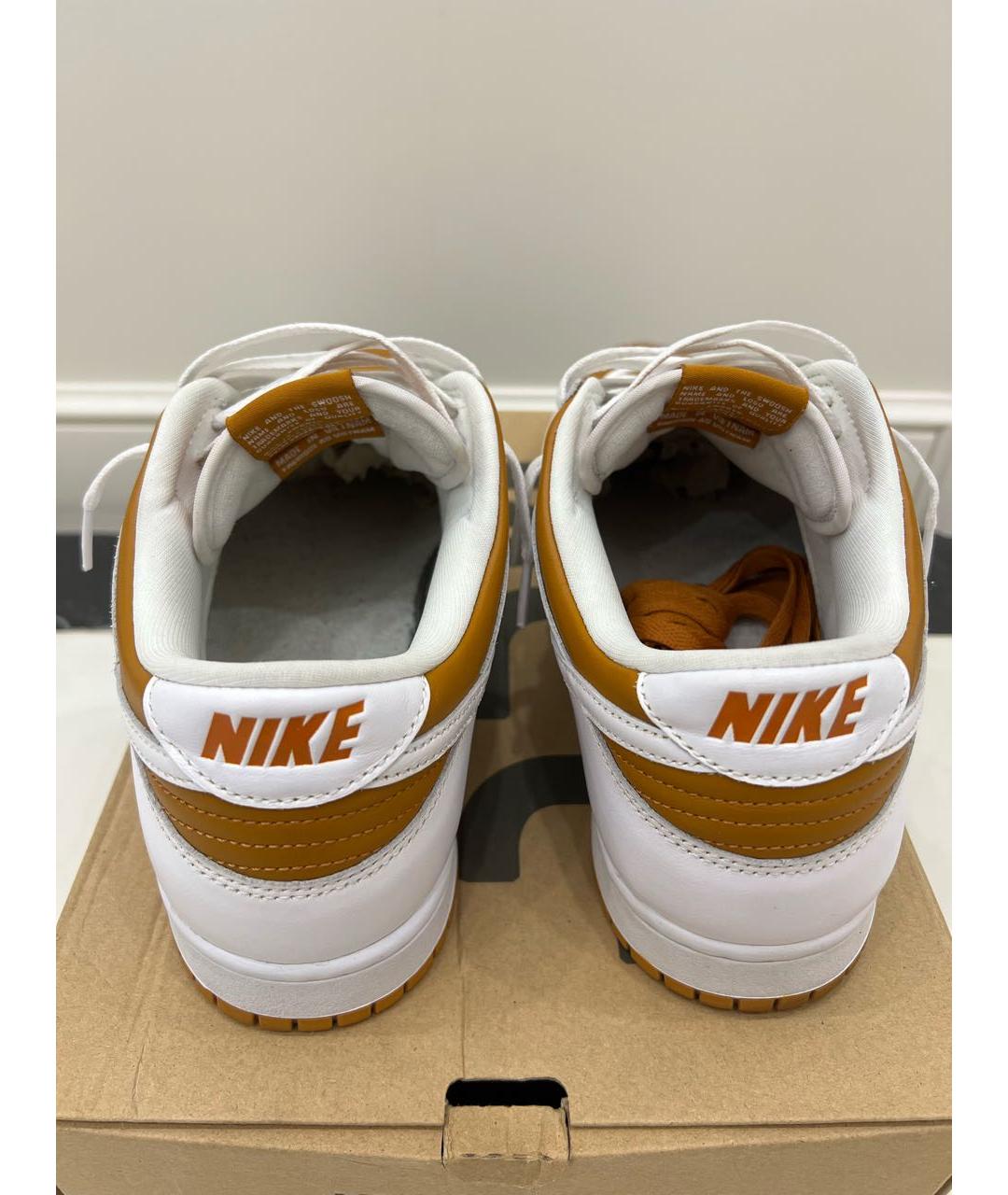 NIKE Кожаные низкие кроссовки / кеды, фото 2