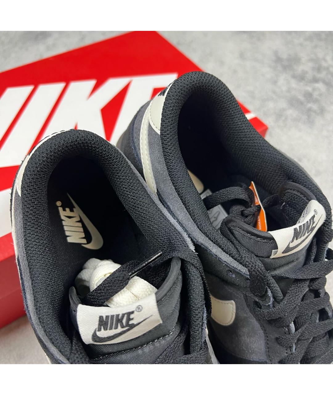 NIKE Черные низкие кроссовки / кеды, фото 5