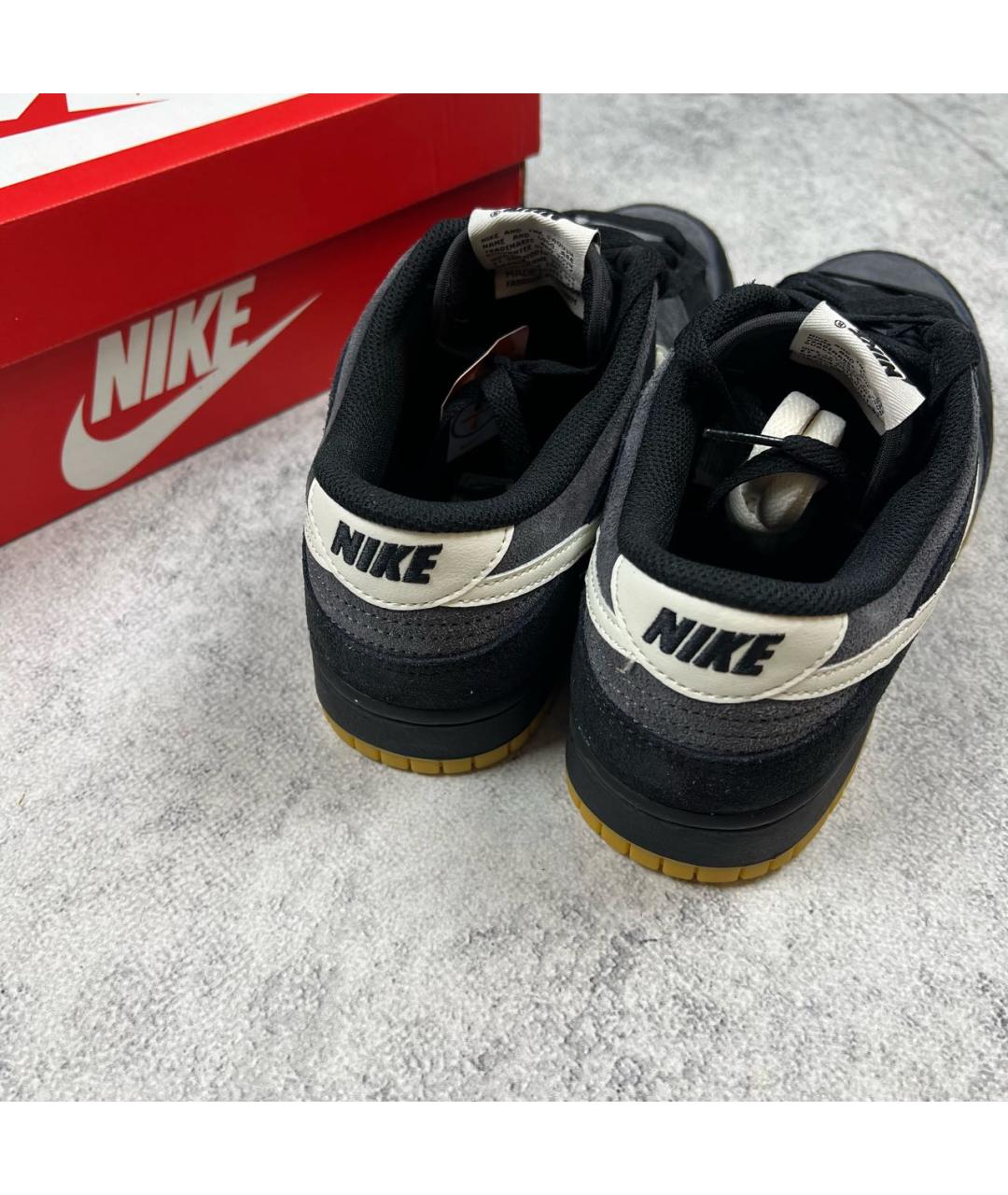 NIKE Черные низкие кроссовки / кеды, фото 6