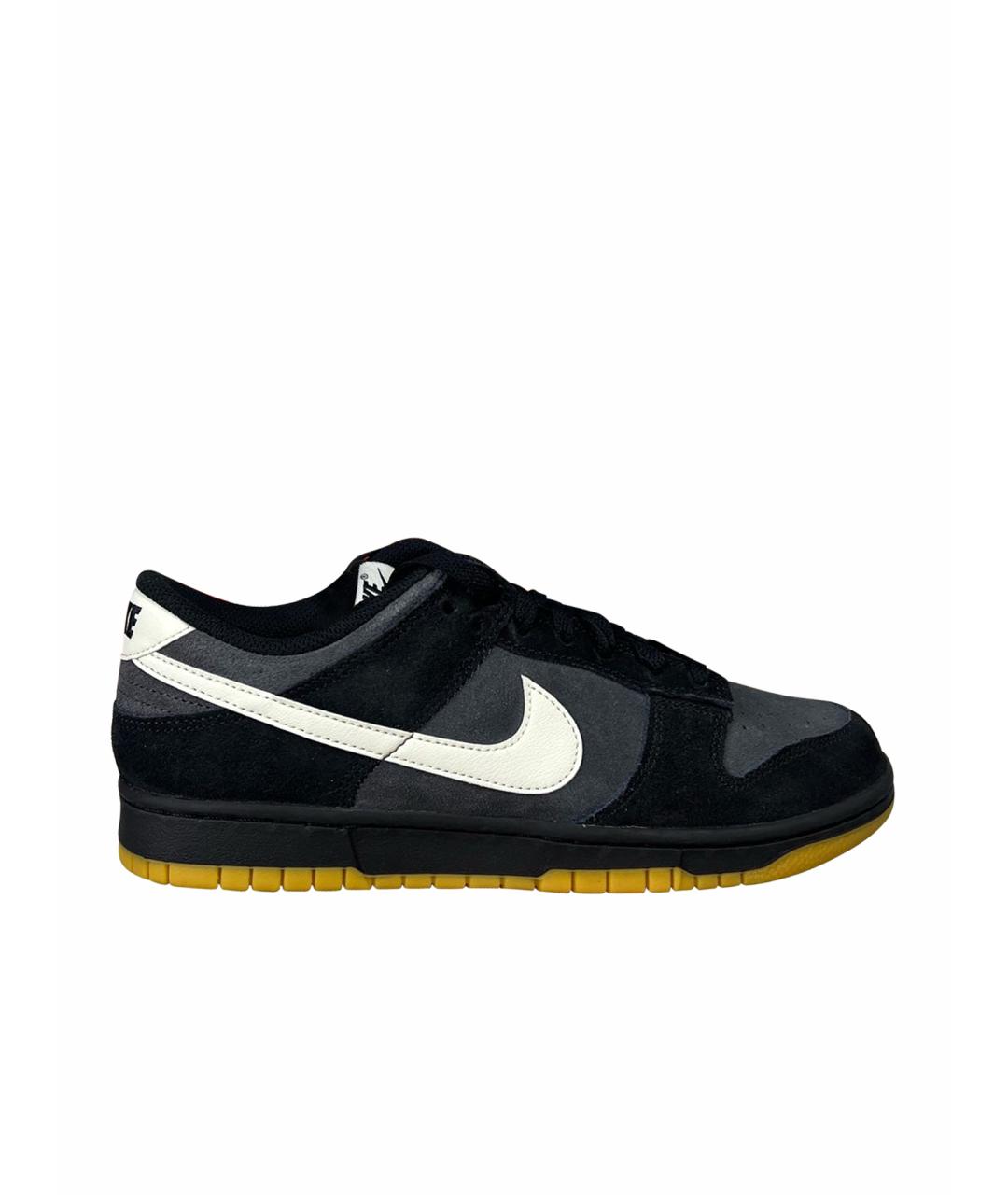 NIKE Черные низкие кроссовки / кеды, фото 1