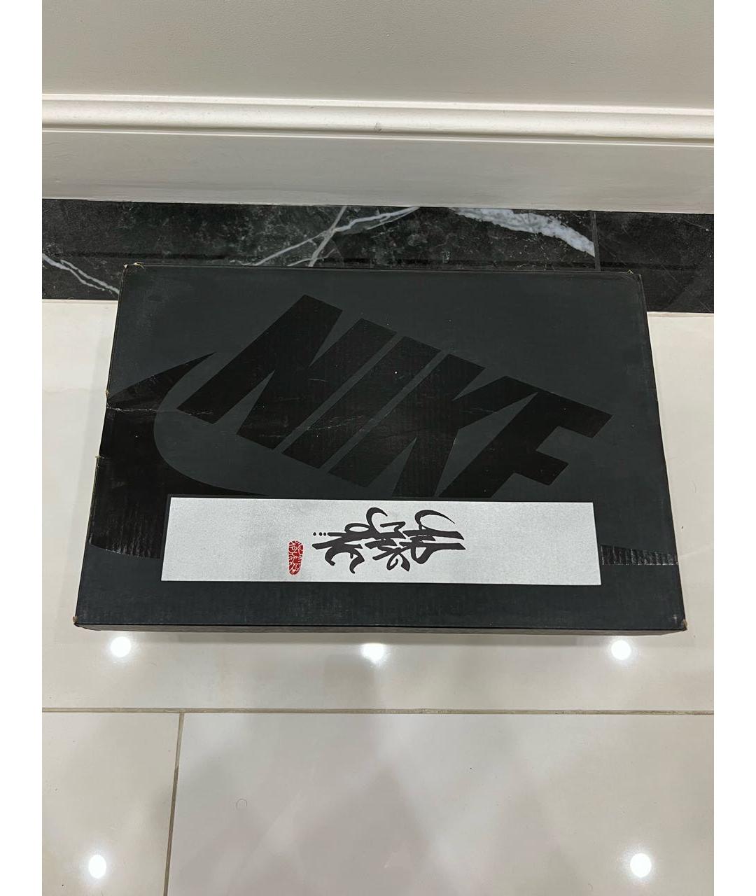 NIKE Бежевые замшевые низкие кроссовки / кеды, фото 5
