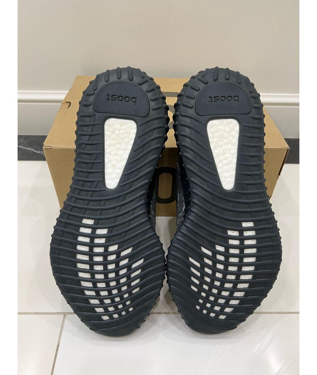 ADIDAS YEEZY Черные низкие кроссовки / кеды, фото 4