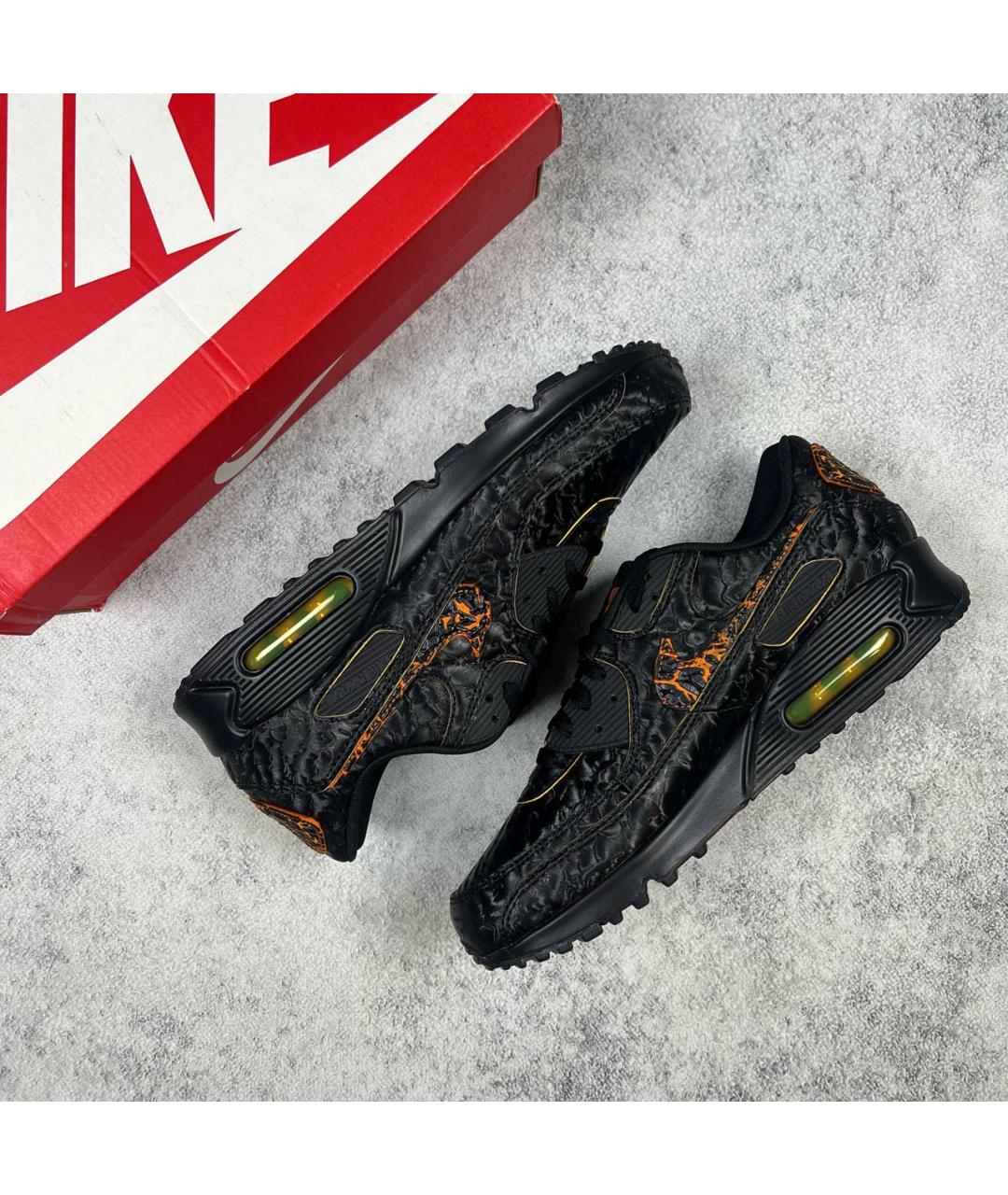 NIKE Черные низкие кроссовки / кеды, фото 2