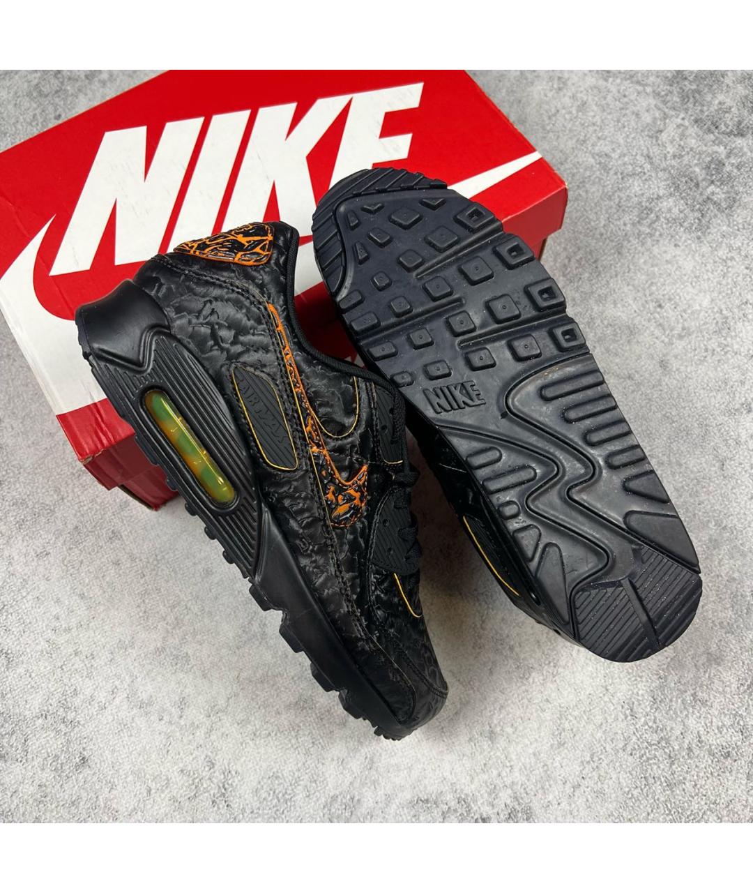 NIKE Черные низкие кроссовки / кеды, фото 3