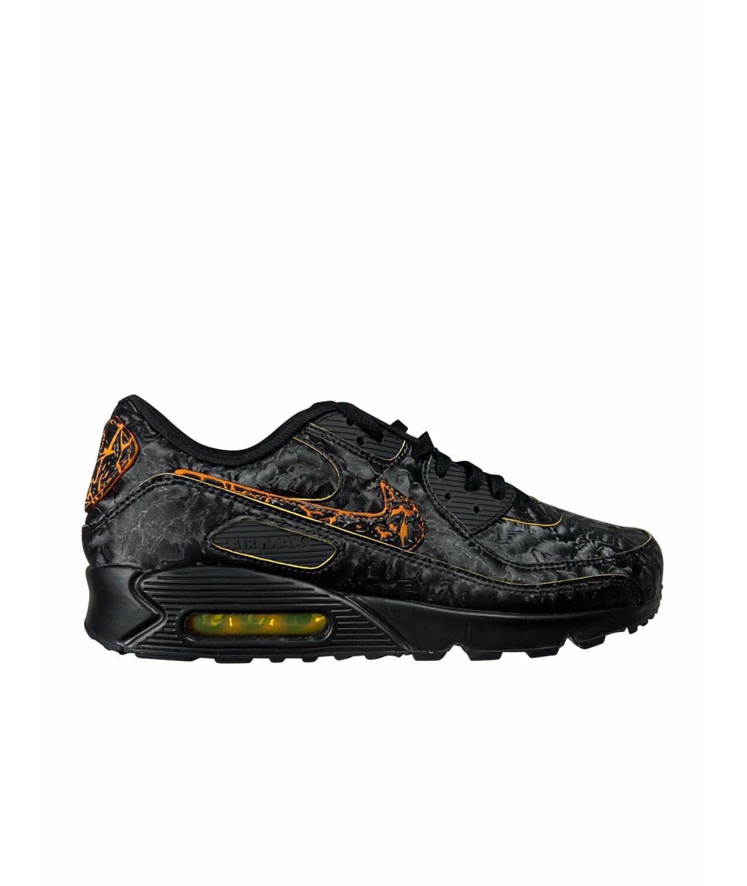 NIKE Черные низкие кроссовки / кеды, фото 1