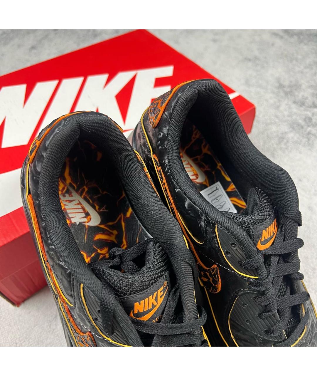 NIKE Черные низкие кроссовки / кеды, фото 4