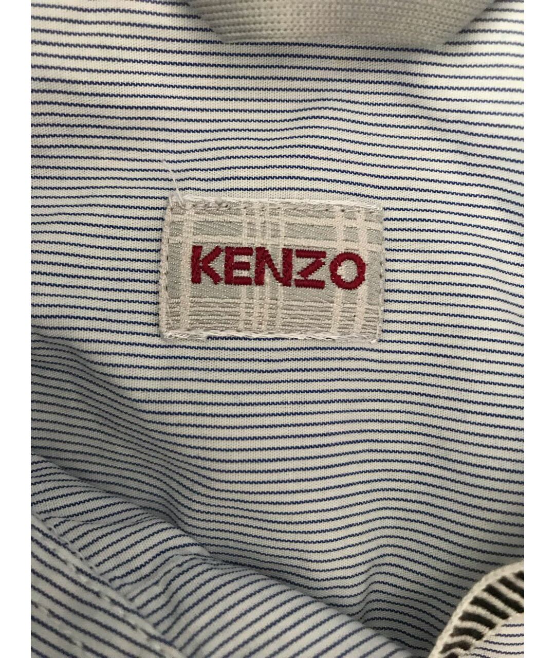 KENZO Голубая хлопковая рубашка, фото 4