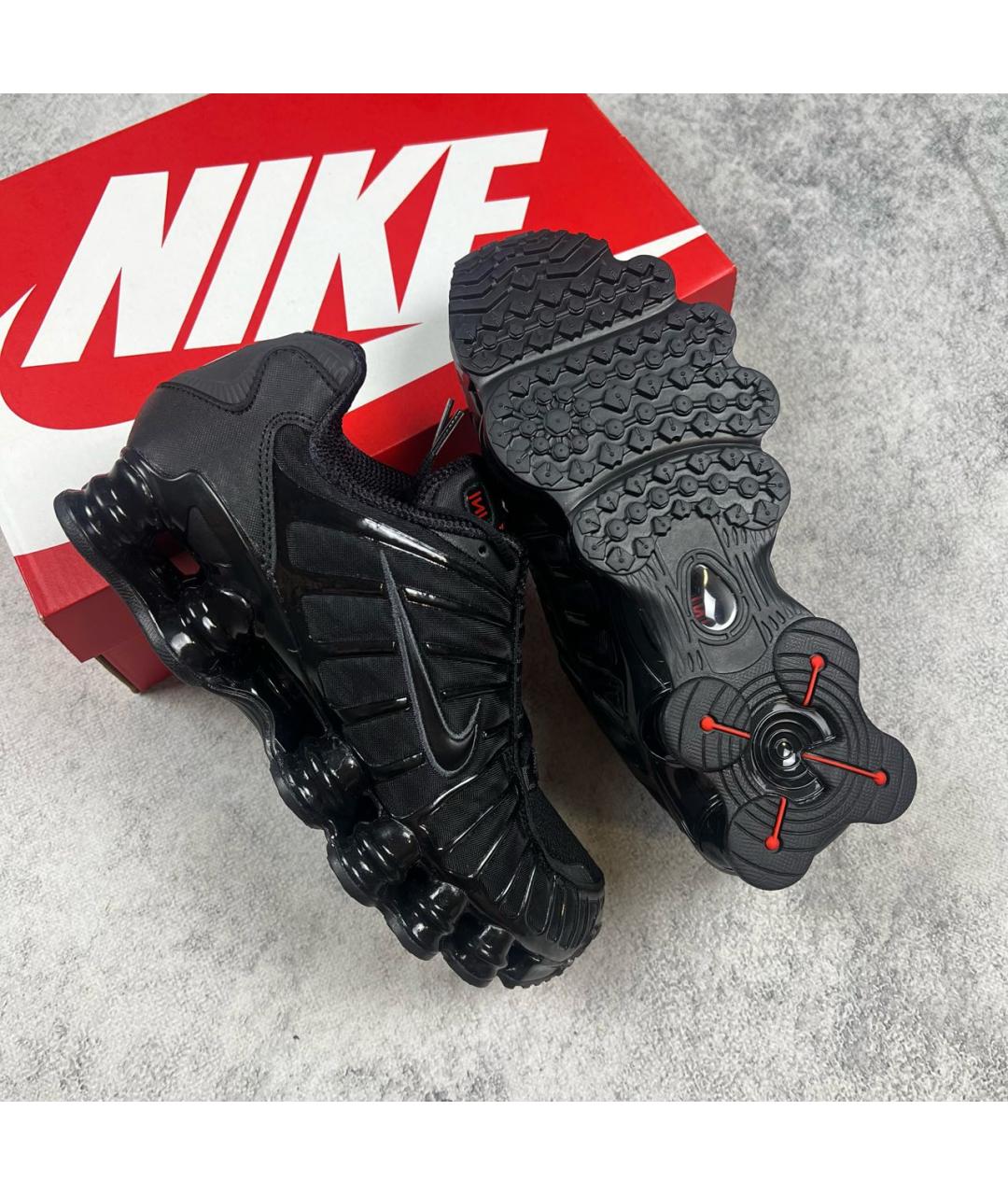 NIKE Черные низкие кроссовки / кеды, фото 3