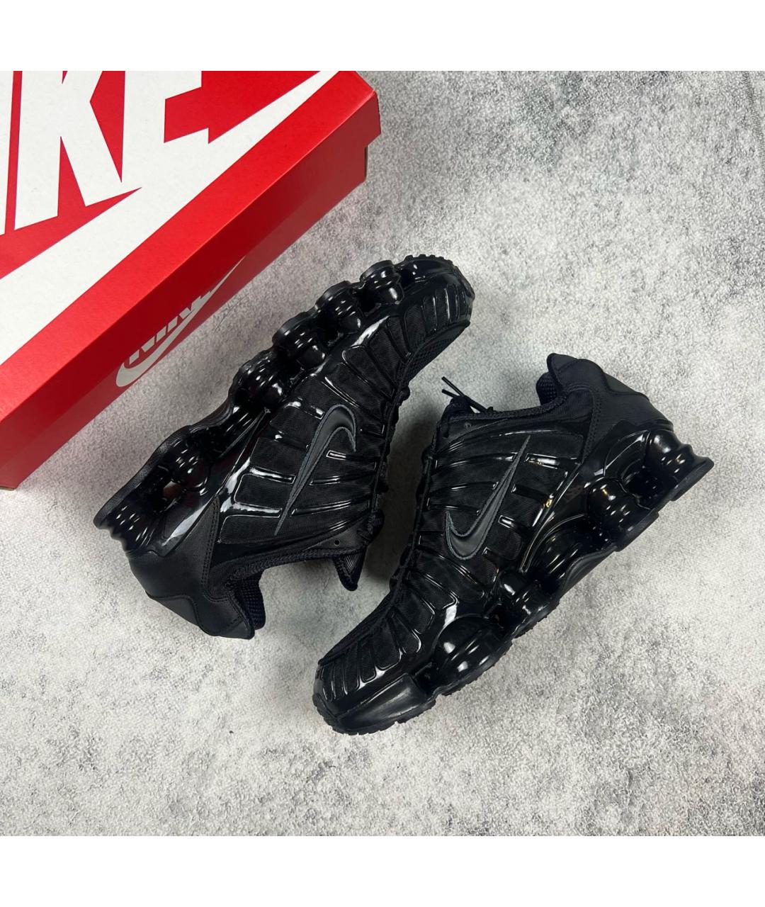 NIKE Черные низкие кроссовки / кеды, фото 2