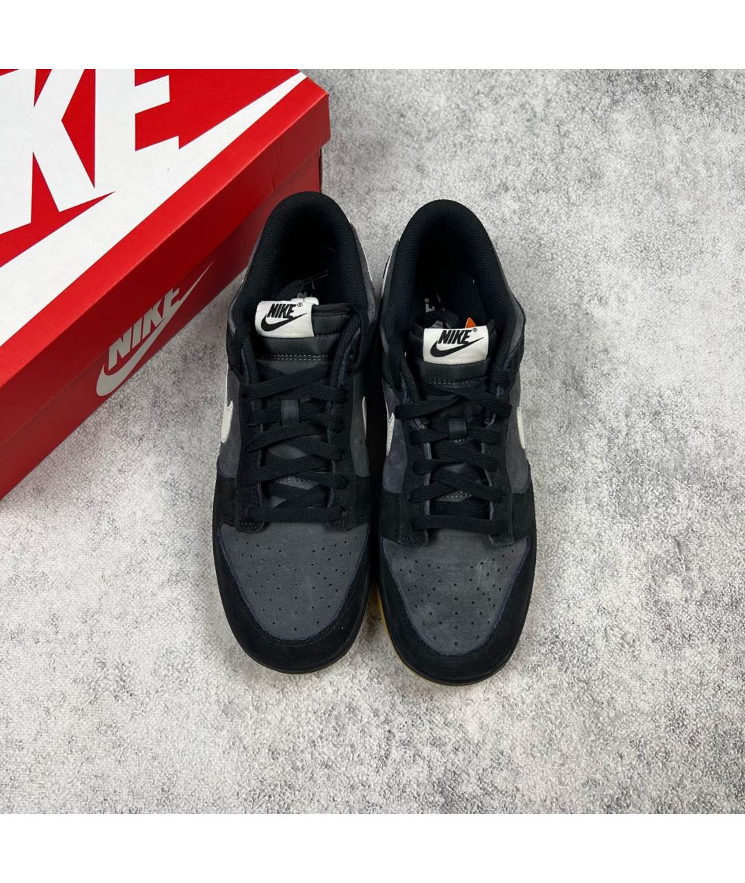 NIKE Черные низкие кроссовки / кеды, фото 4