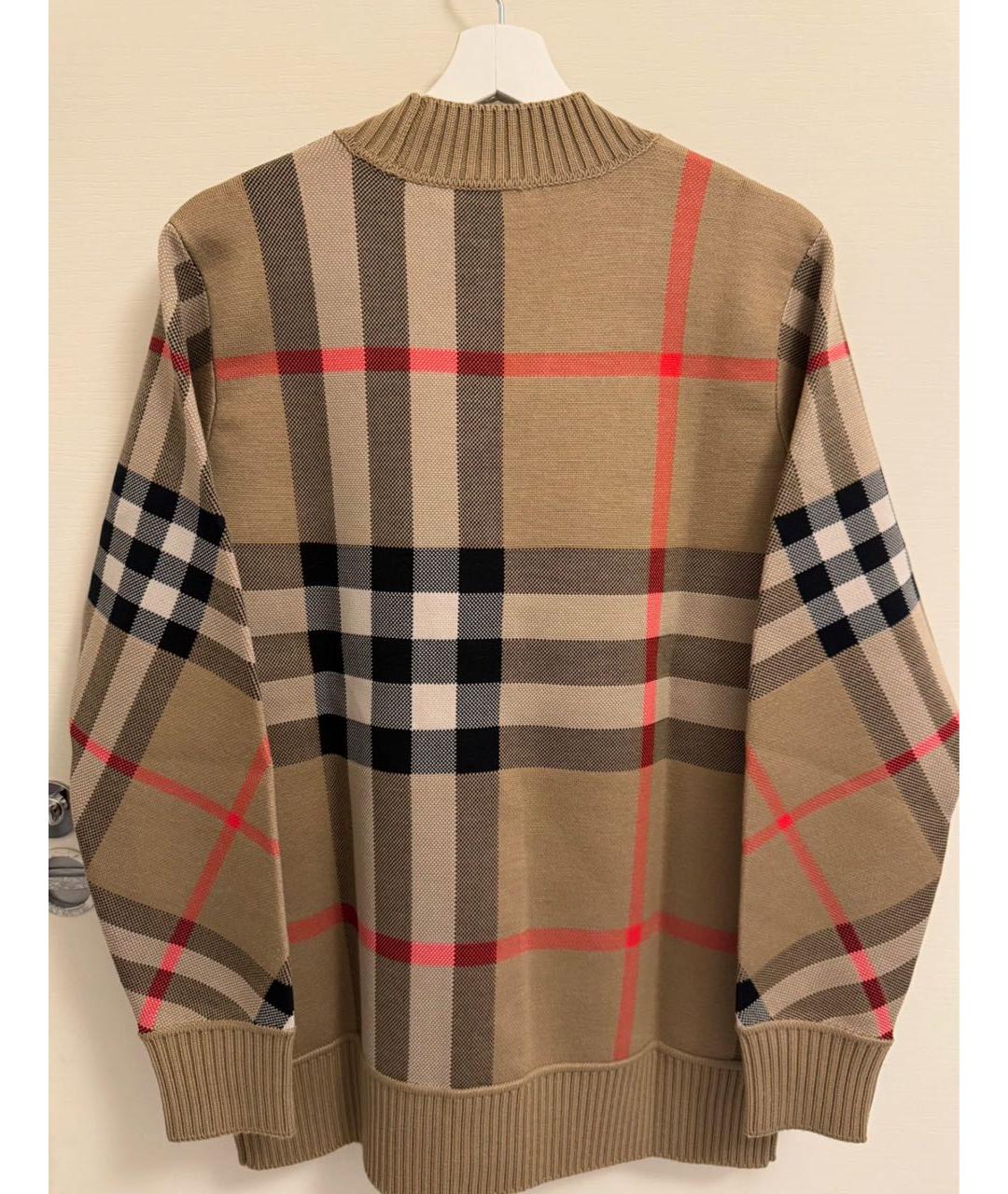 BURBERRY Бежевый кашемировый кардиган, фото 2