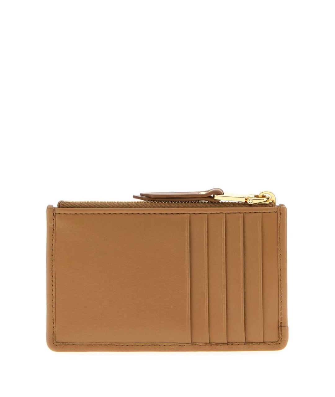 MIU MIU Коричневый кожаный кошелек, фото 3