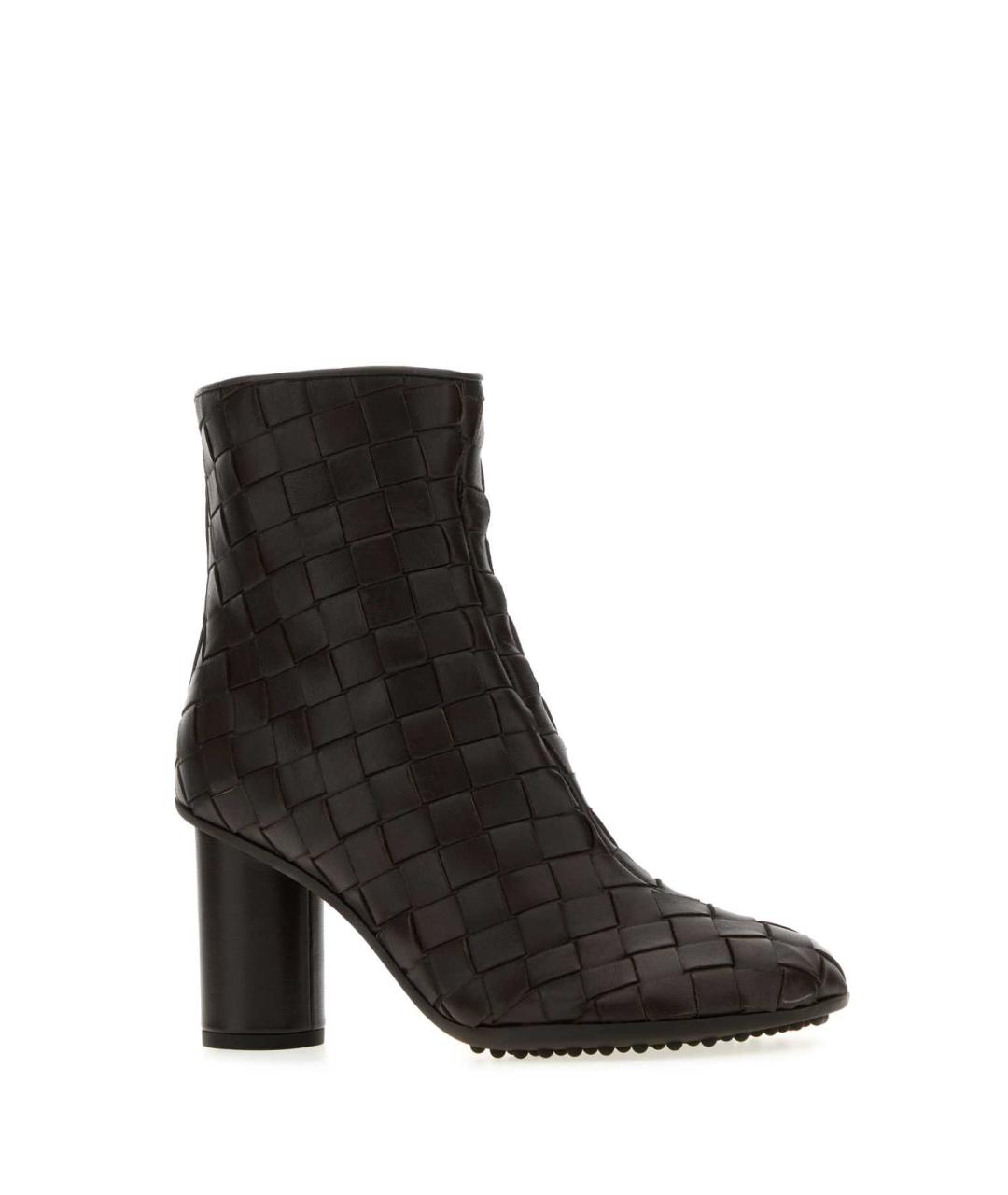 BOTTEGA VENETA Коричневые кожаные полусапоги, фото 2