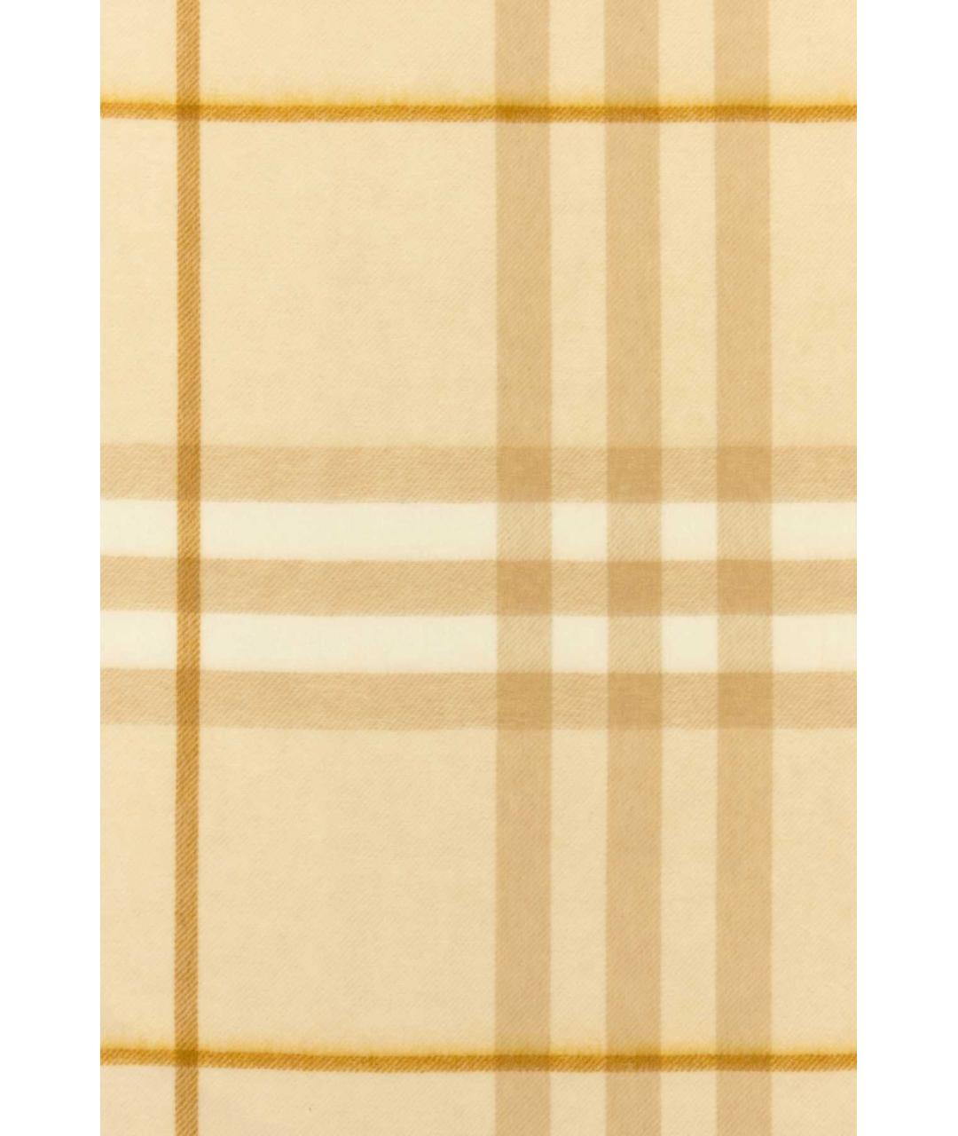 BURBERRY Бежевый шарф, фото 3