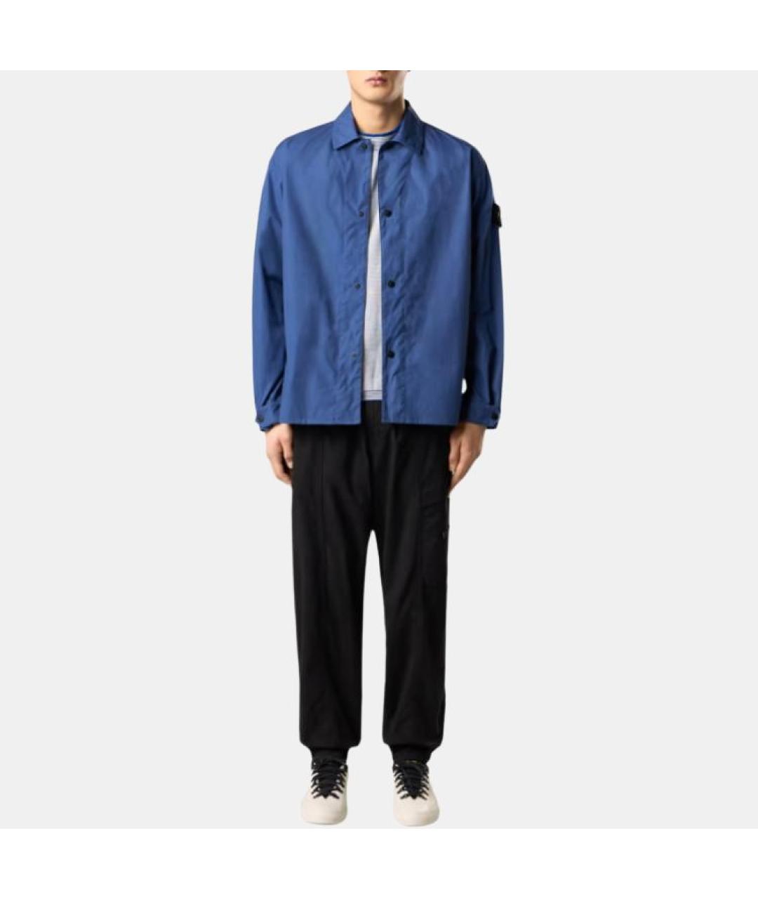 STONE ISLAND Синяя куртка, фото 4