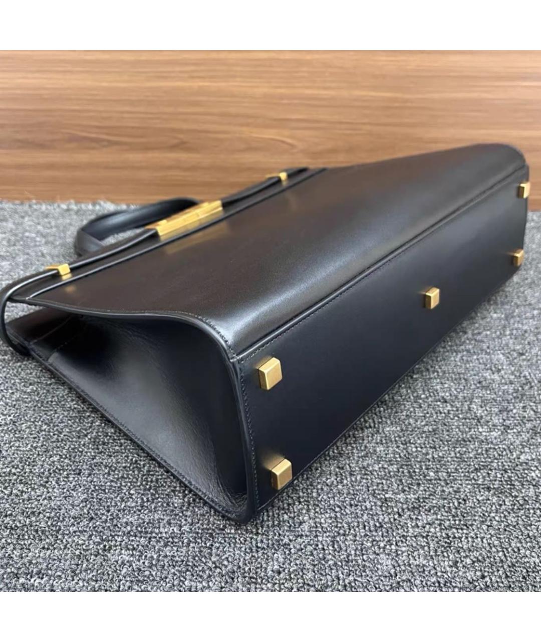 SAINT LAURENT Кожаная сумка тоут, фото 5