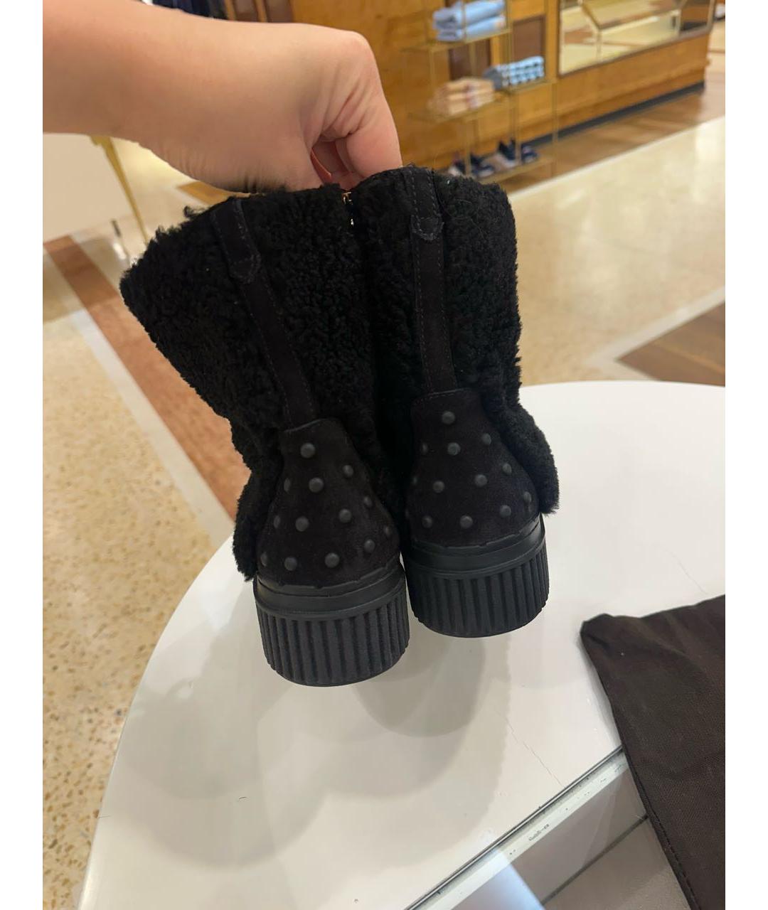 TOD'S Черные ботинки, фото 6