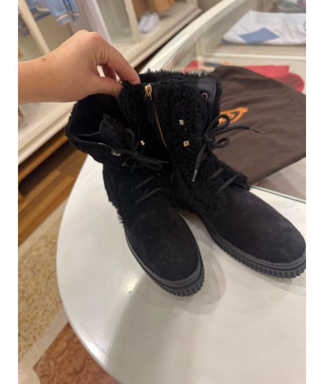 TOD'S Черные ботинки, фото 4