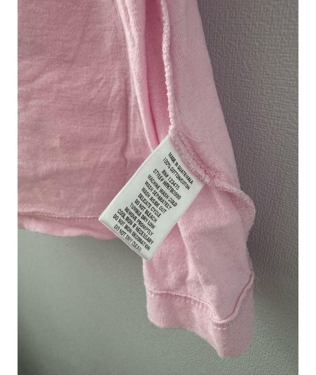 JUICY COUTURE Розовая хлопковая футболка, фото 5