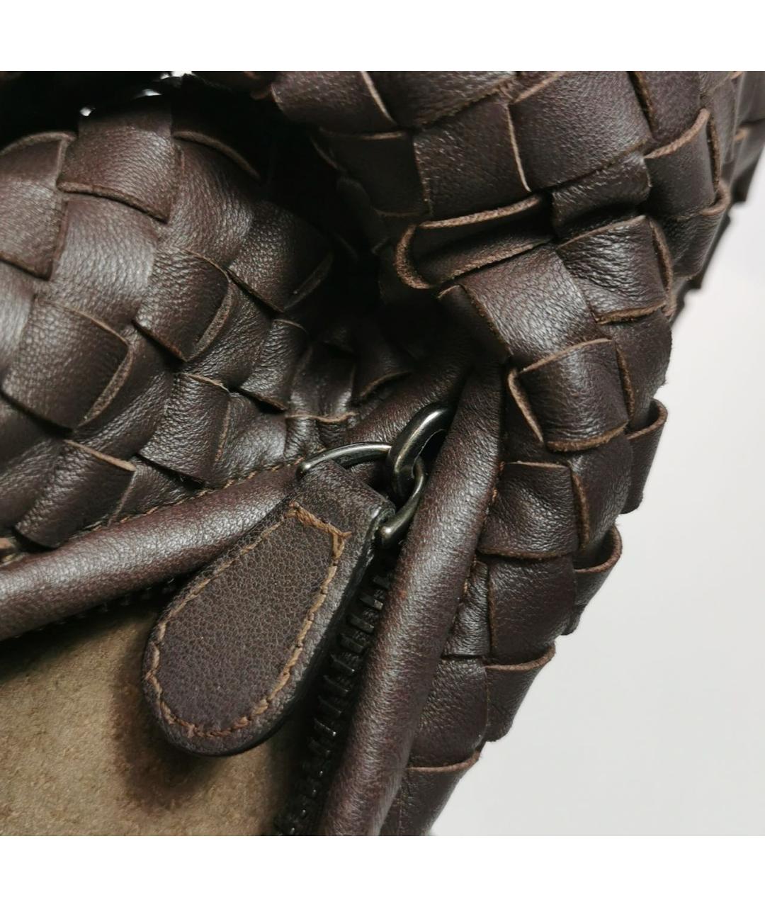 BOTTEGA VENETA Кожаная сумка с короткими ручками, фото 6