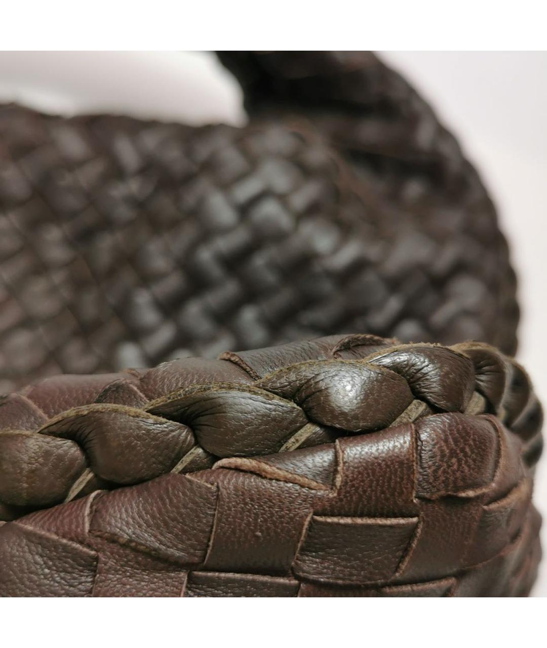 BOTTEGA VENETA Кожаная сумка с короткими ручками, фото 3