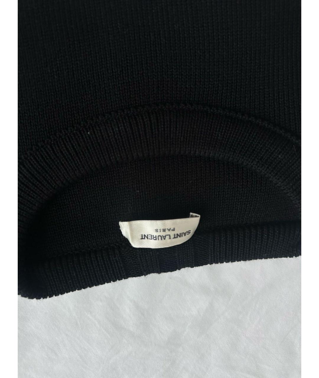 SAINT LAURENT Черный джемпер / свитер, фото 4