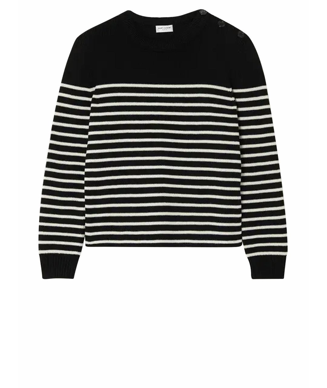 SAINT LAURENT Черный джемпер / свитер, фото 1