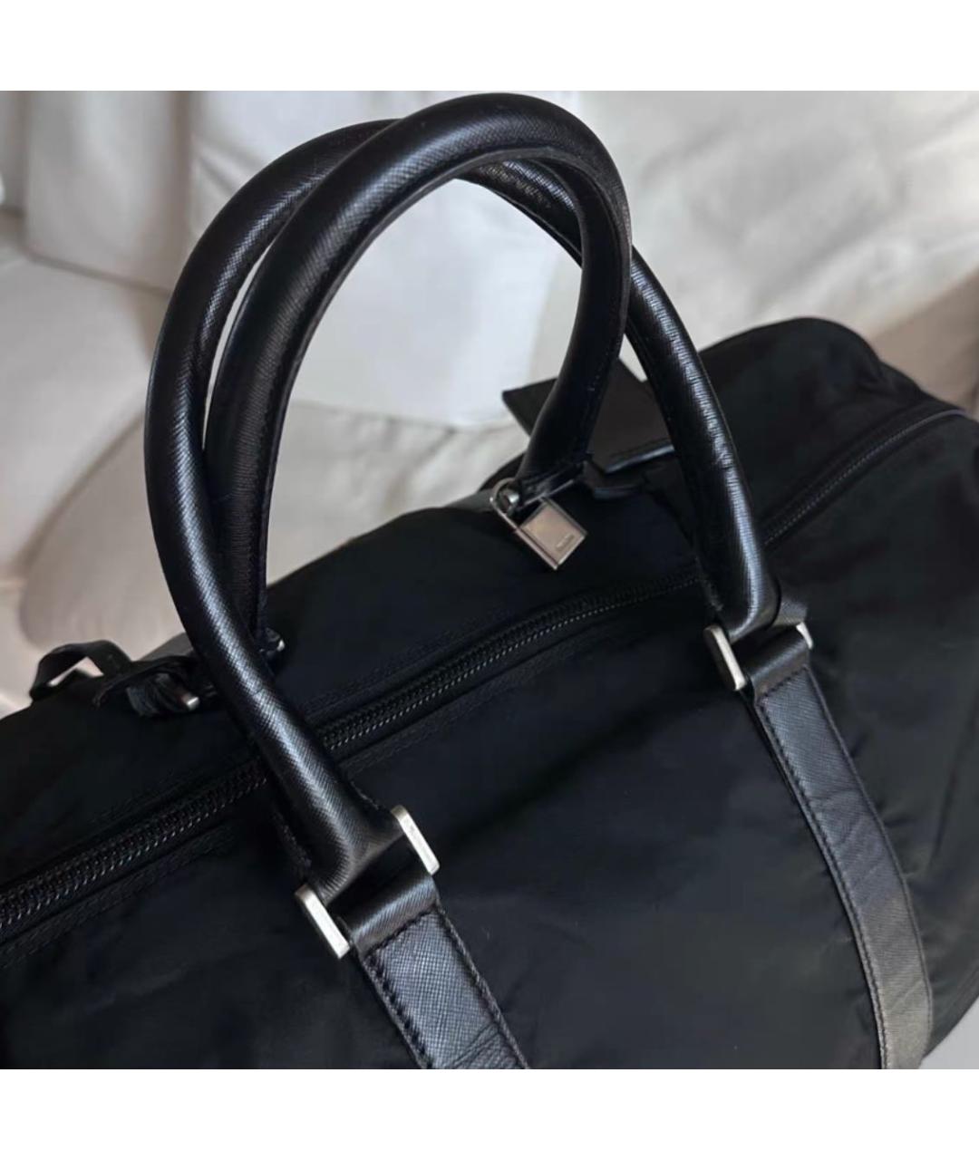 PRADA Черная дорожная/спортивная сумка, фото 4