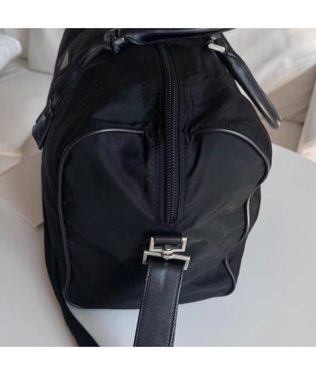 PRADA Черная дорожная/спортивная сумка, фото 2