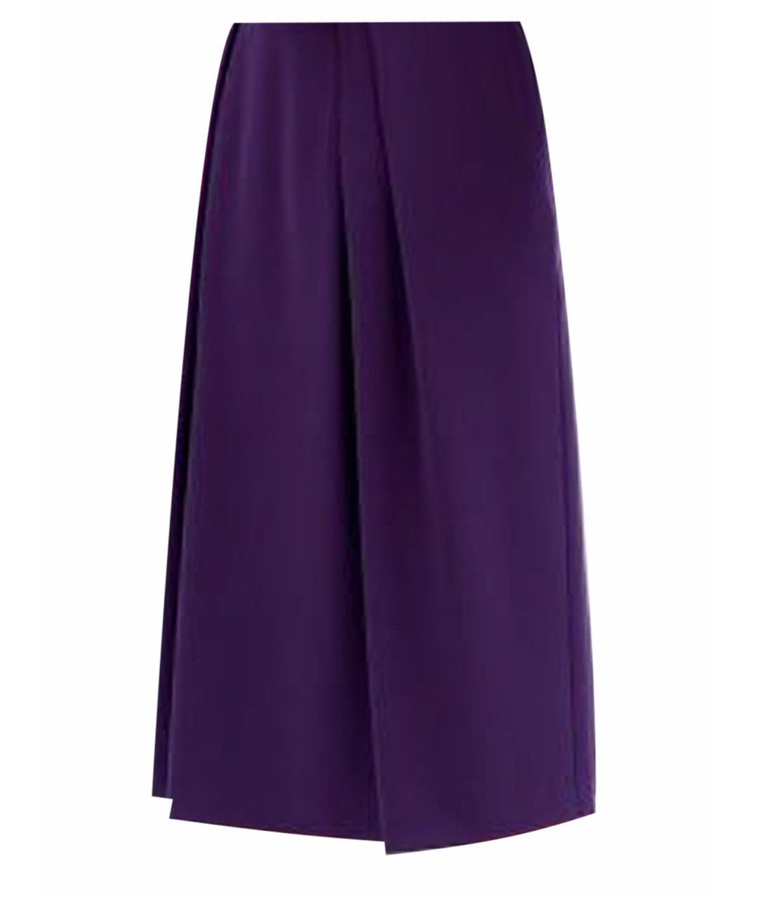 ALBERTA FERRETTI Фиолетовая полиэстеровая юбка миди, фото 1