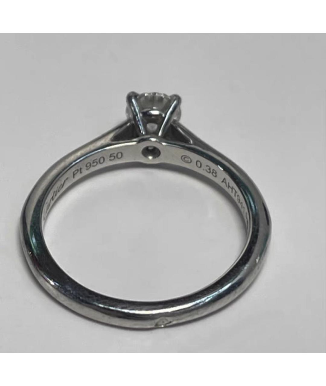 CARTIER Серебряное платиновое кольцо, фото 3