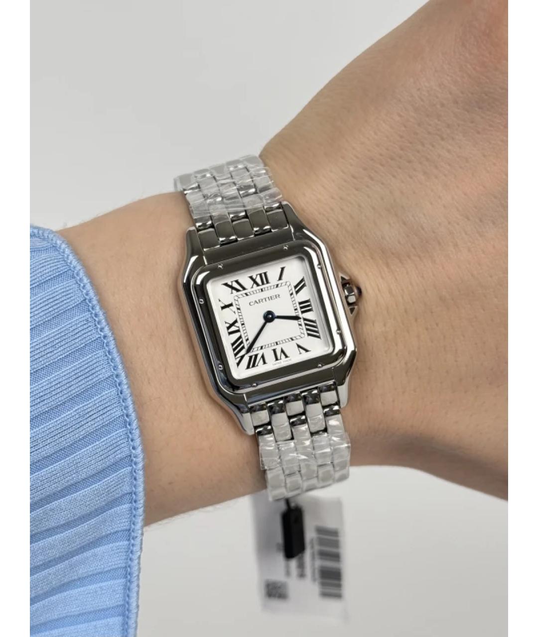 CARTIER Белые часы, фото 6