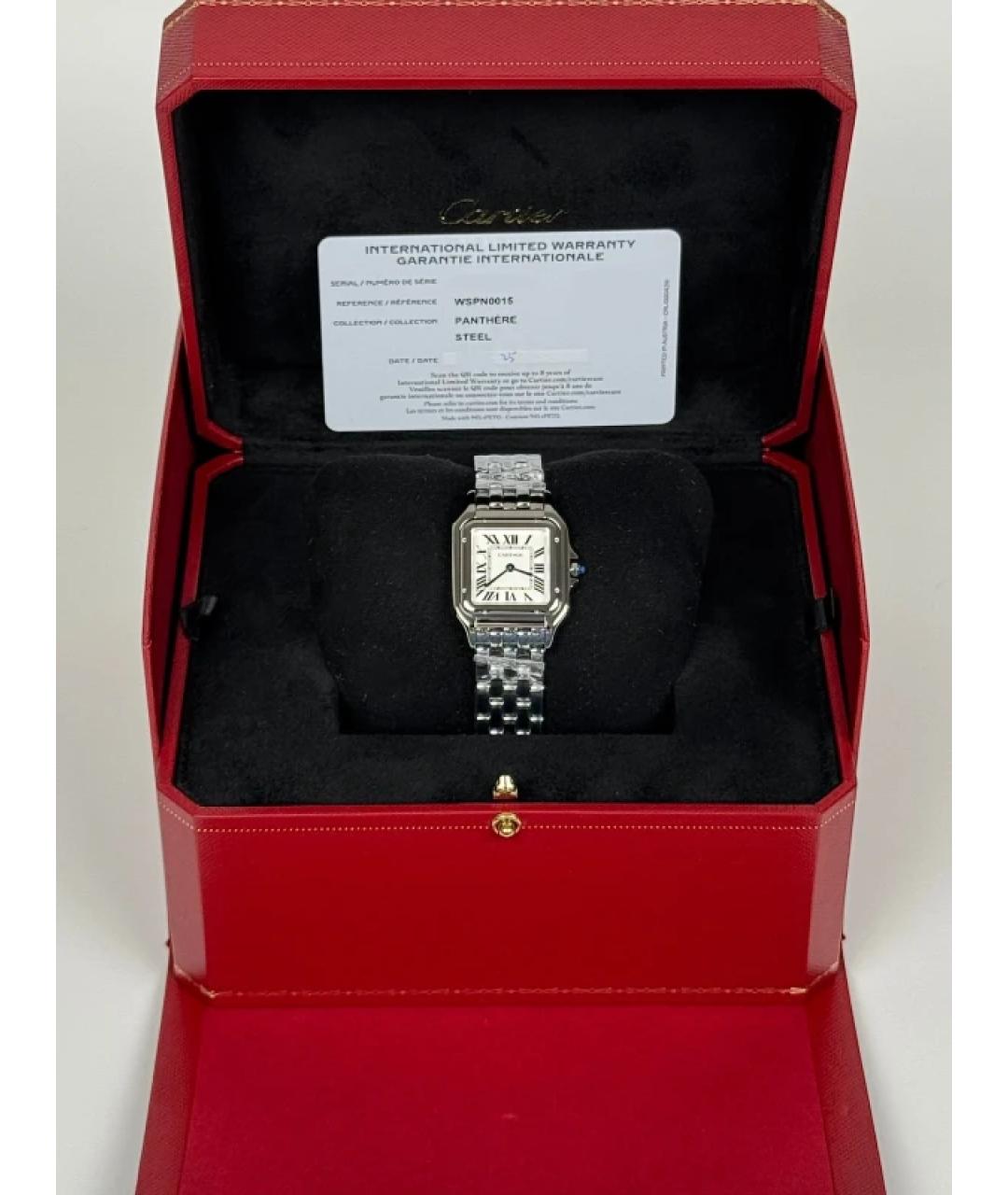 CARTIER Белые часы, фото 2