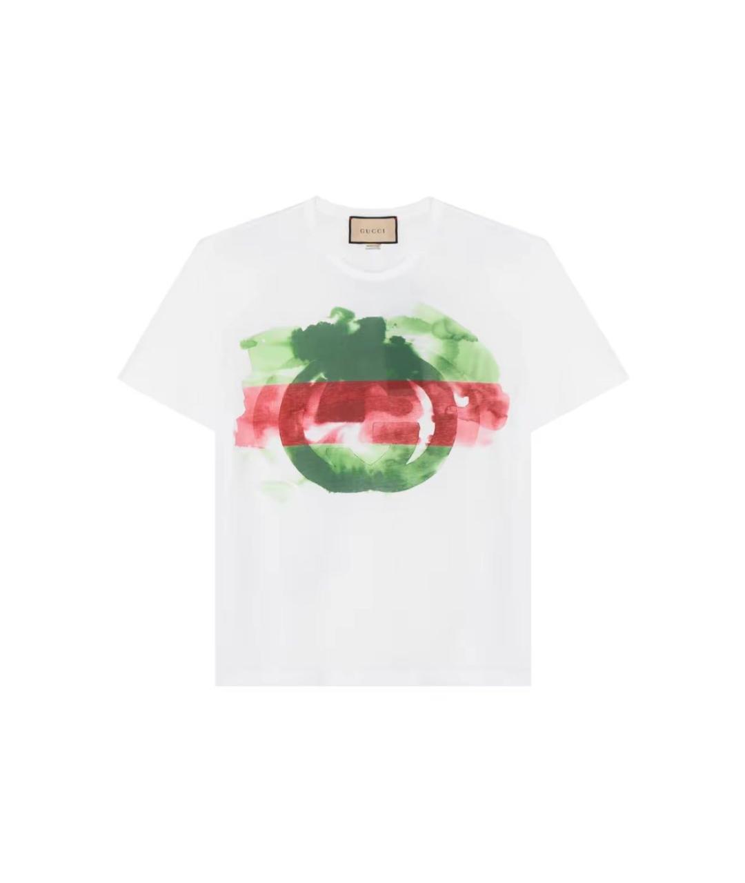 GUCCI Белая футболка, фото 5