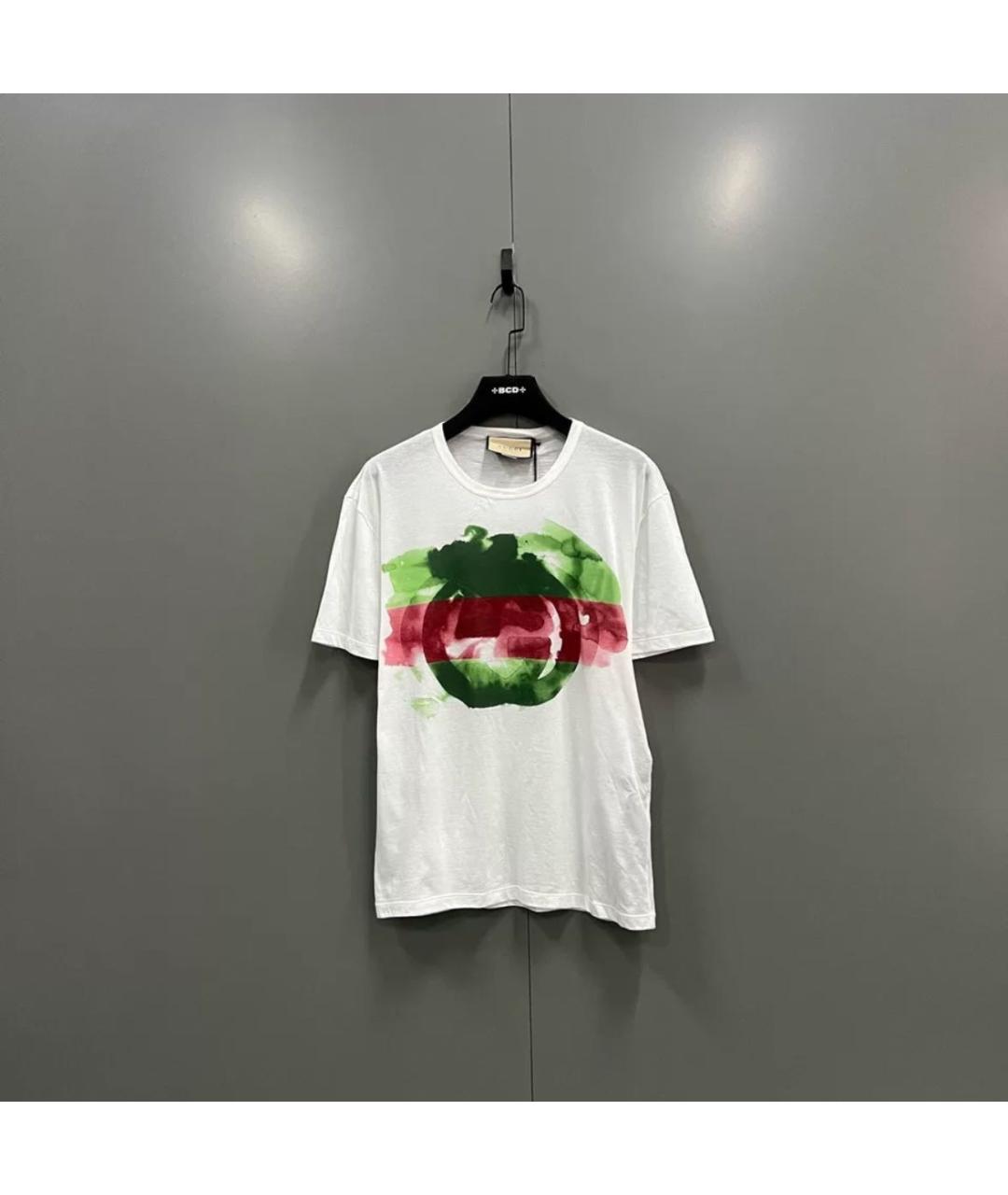 GUCCI Белая футболка, фото 2