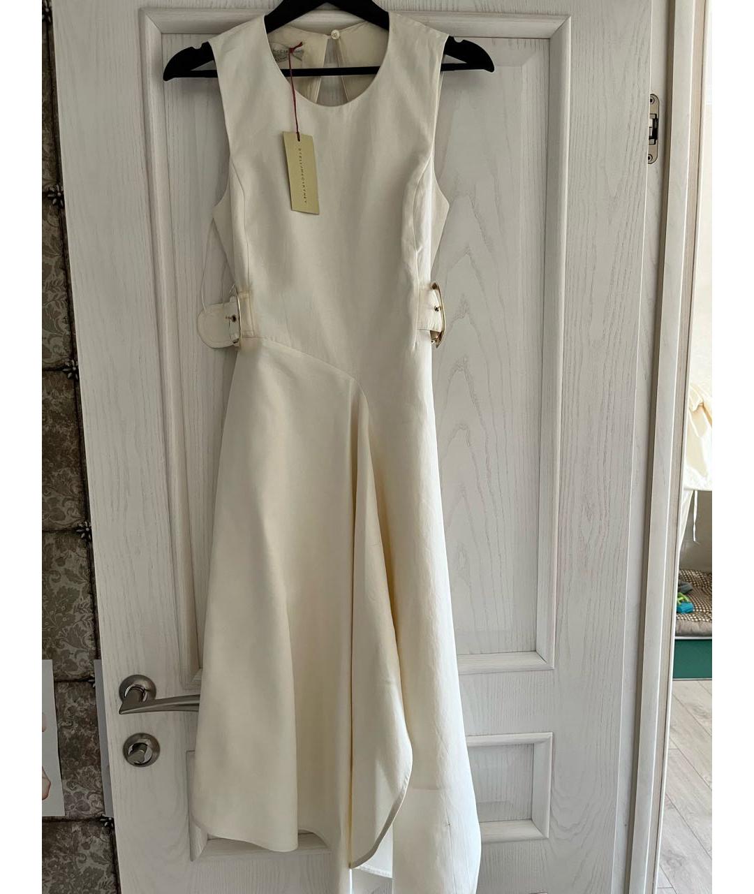 STELLA MCCARTNEY Белый хлопковый сарафан, фото 8