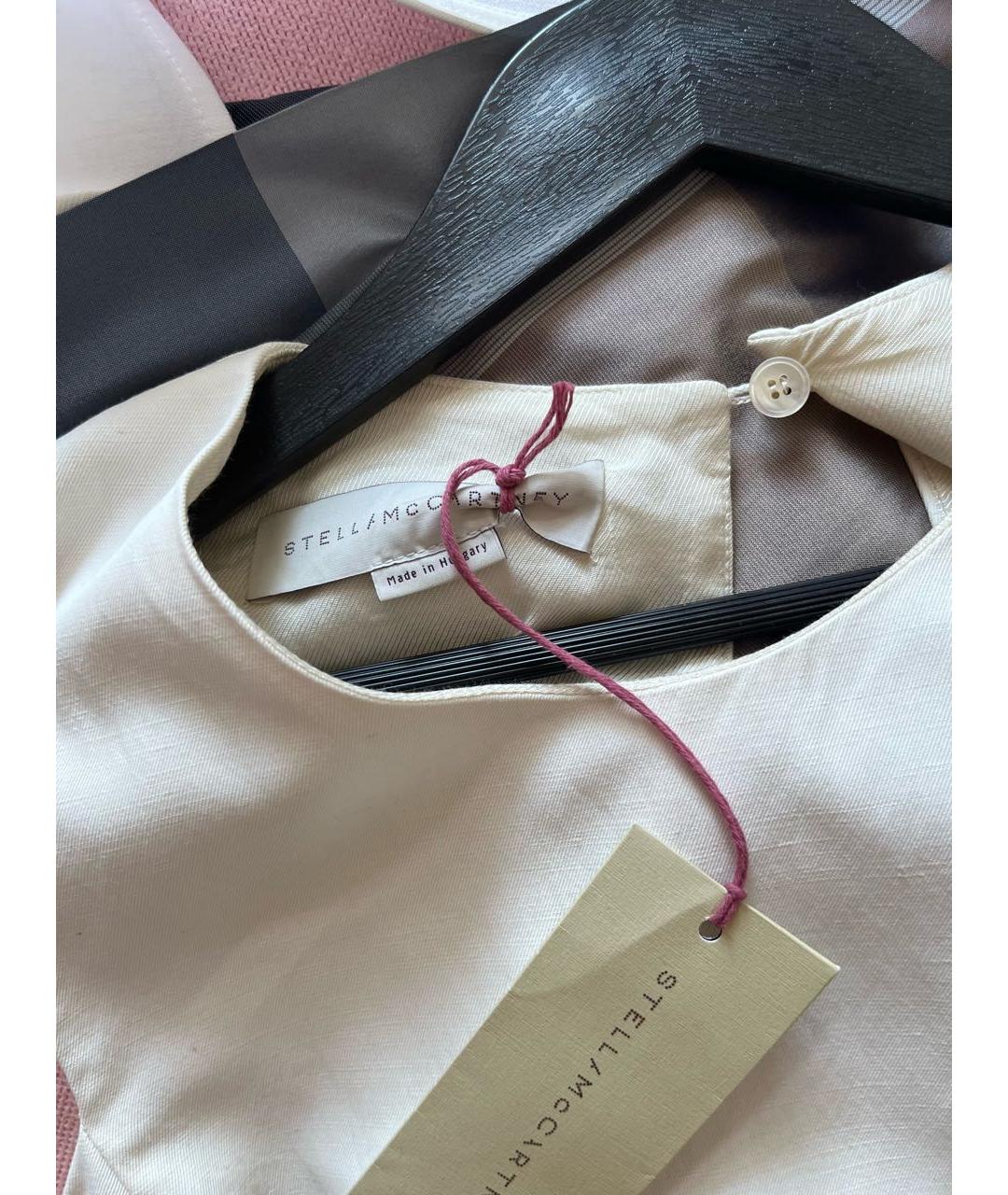 STELLA MCCARTNEY Белый хлопковый сарафан, фото 7