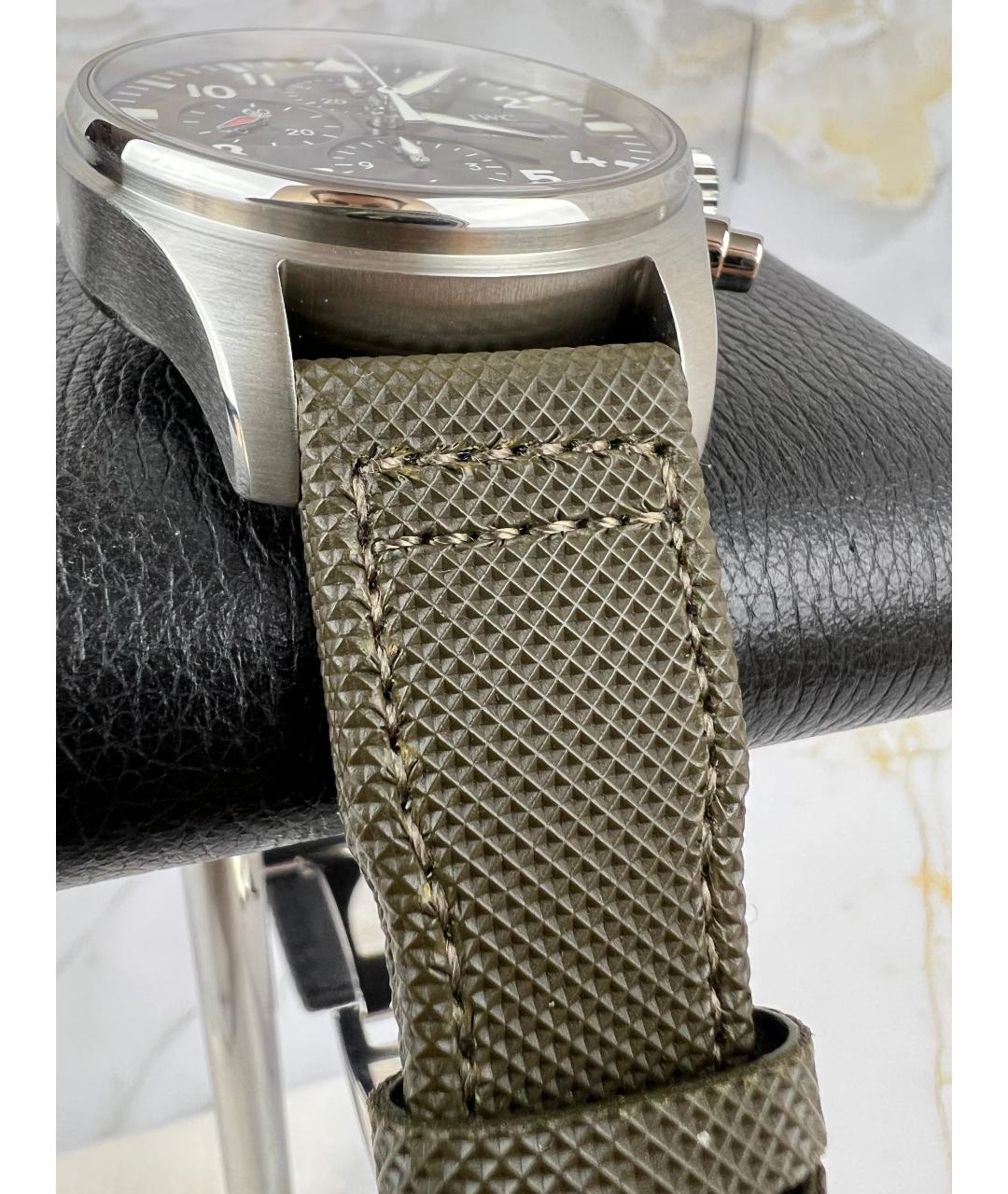 IWC Черные часы, фото 6