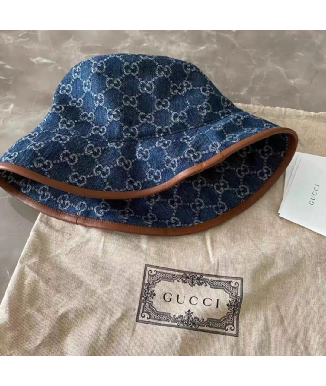 GUCCI Синяя панама, фото 2