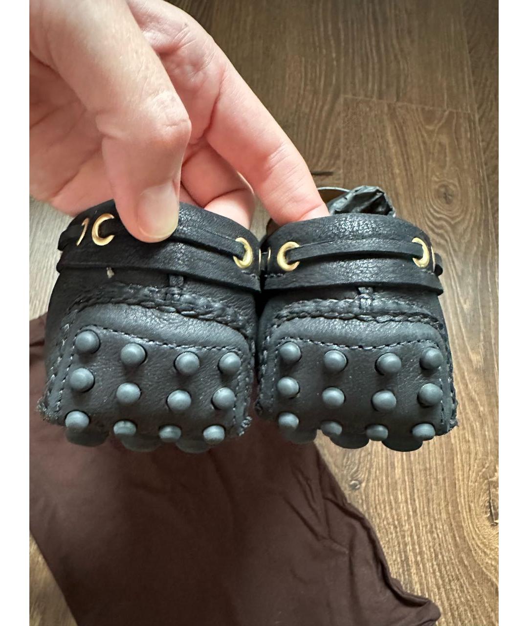 CAR SHOE Черные кожаные мокасины, фото 4