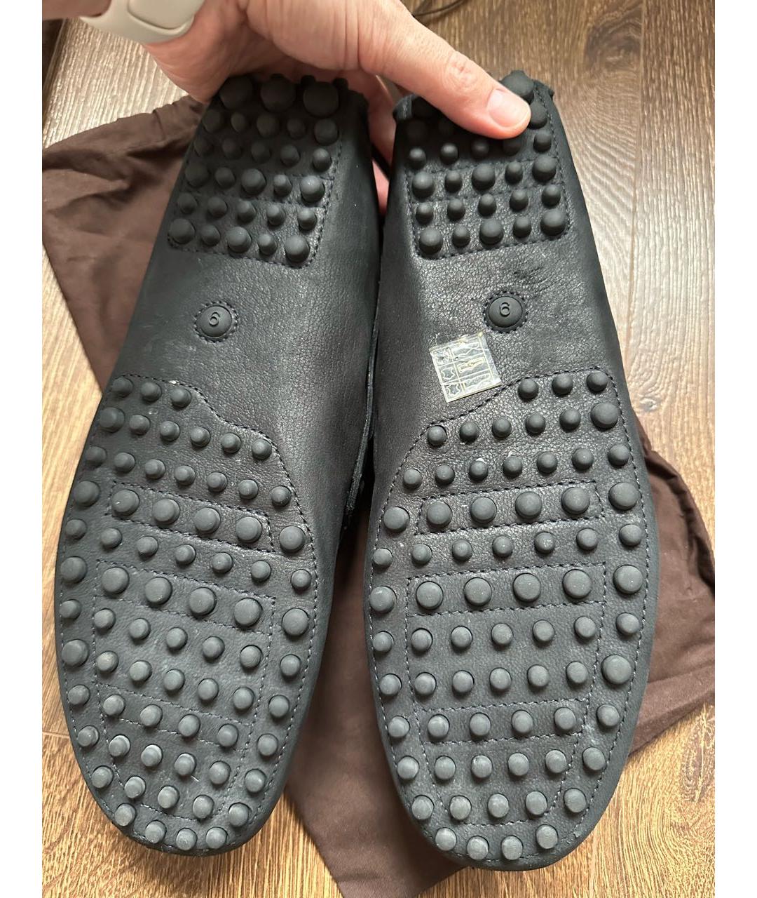CAR SHOE Черные кожаные мокасины, фото 6