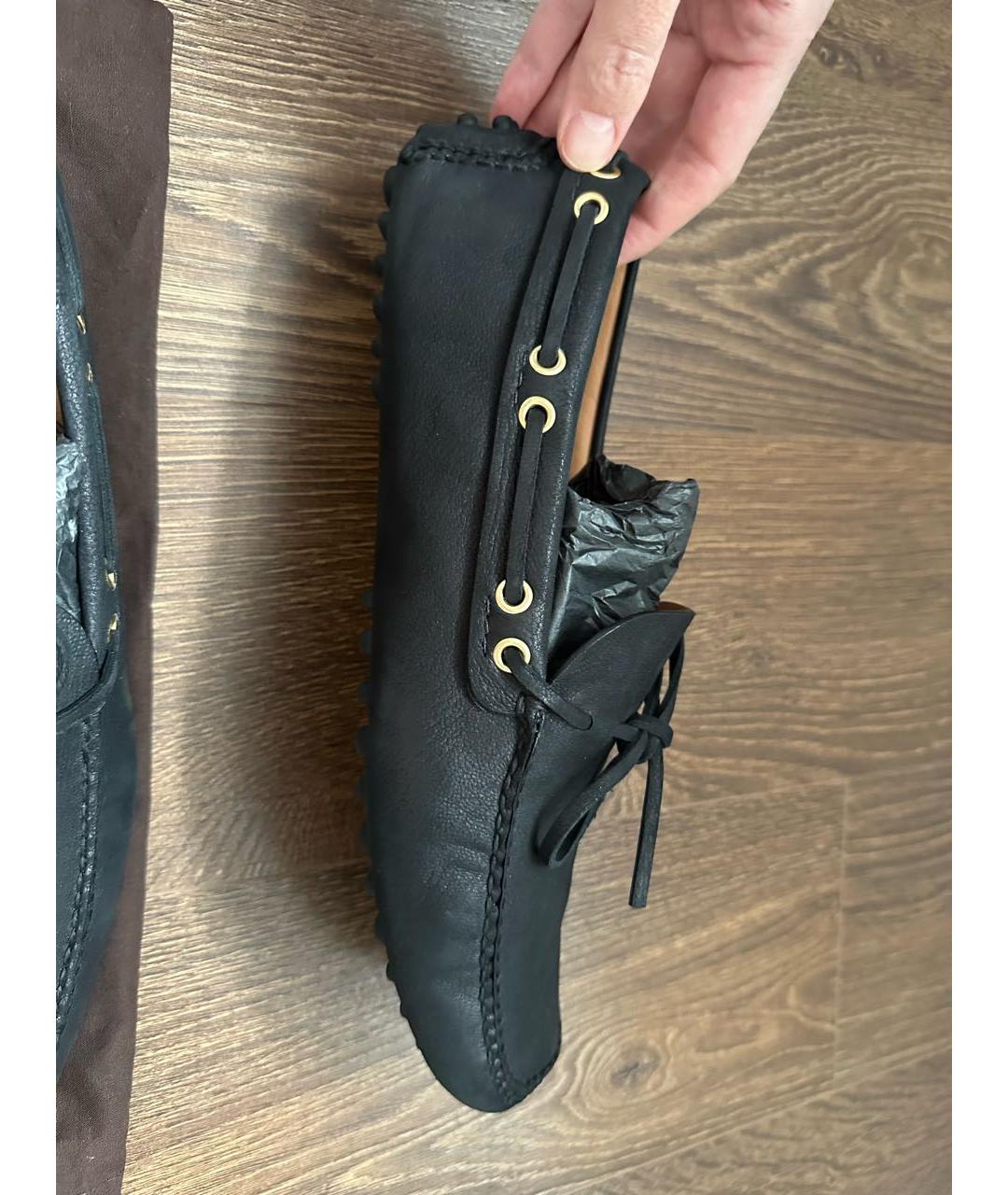 CAR SHOE Черные кожаные мокасины, фото 7