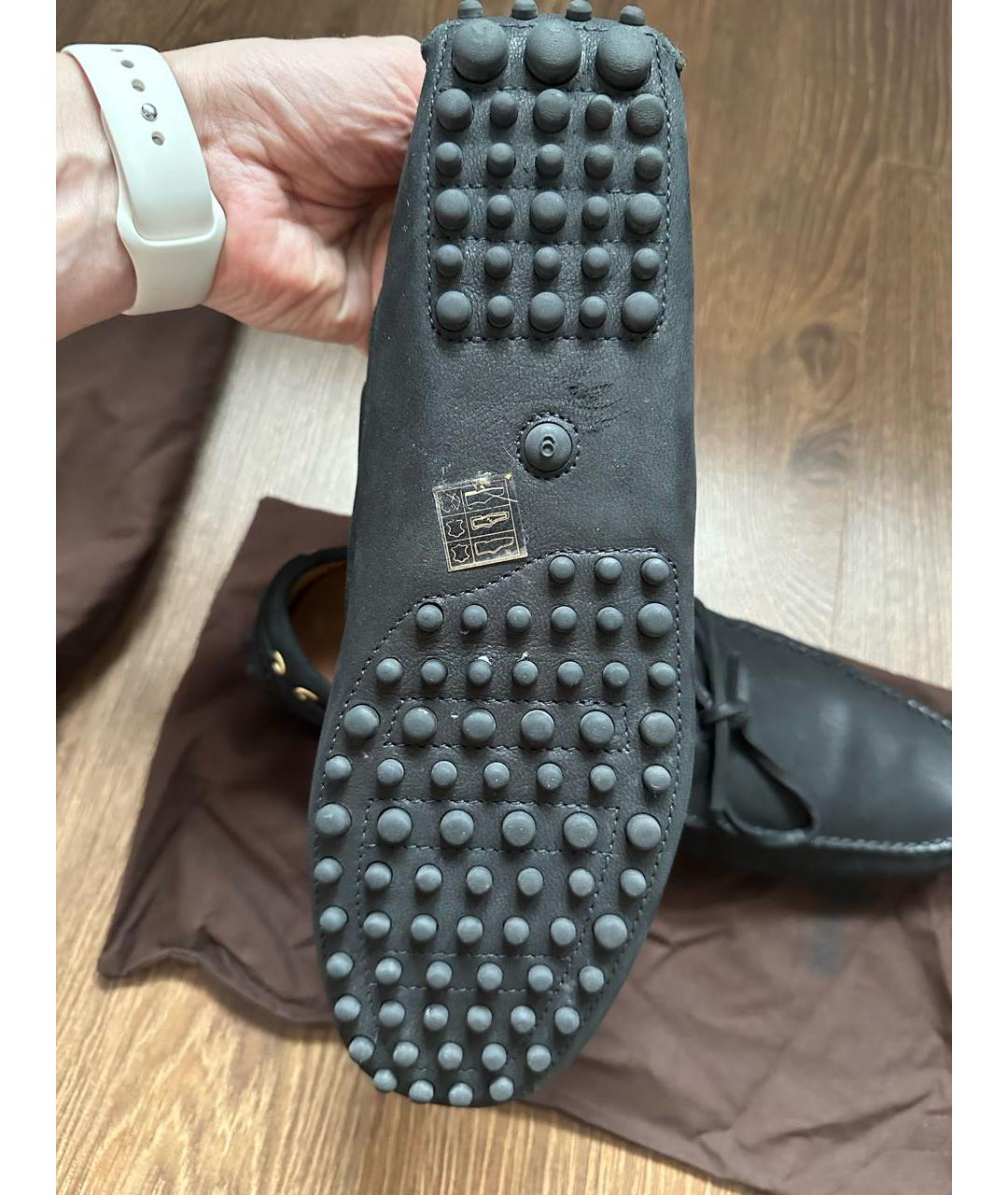 CAR SHOE Черные кожаные мокасины, фото 5