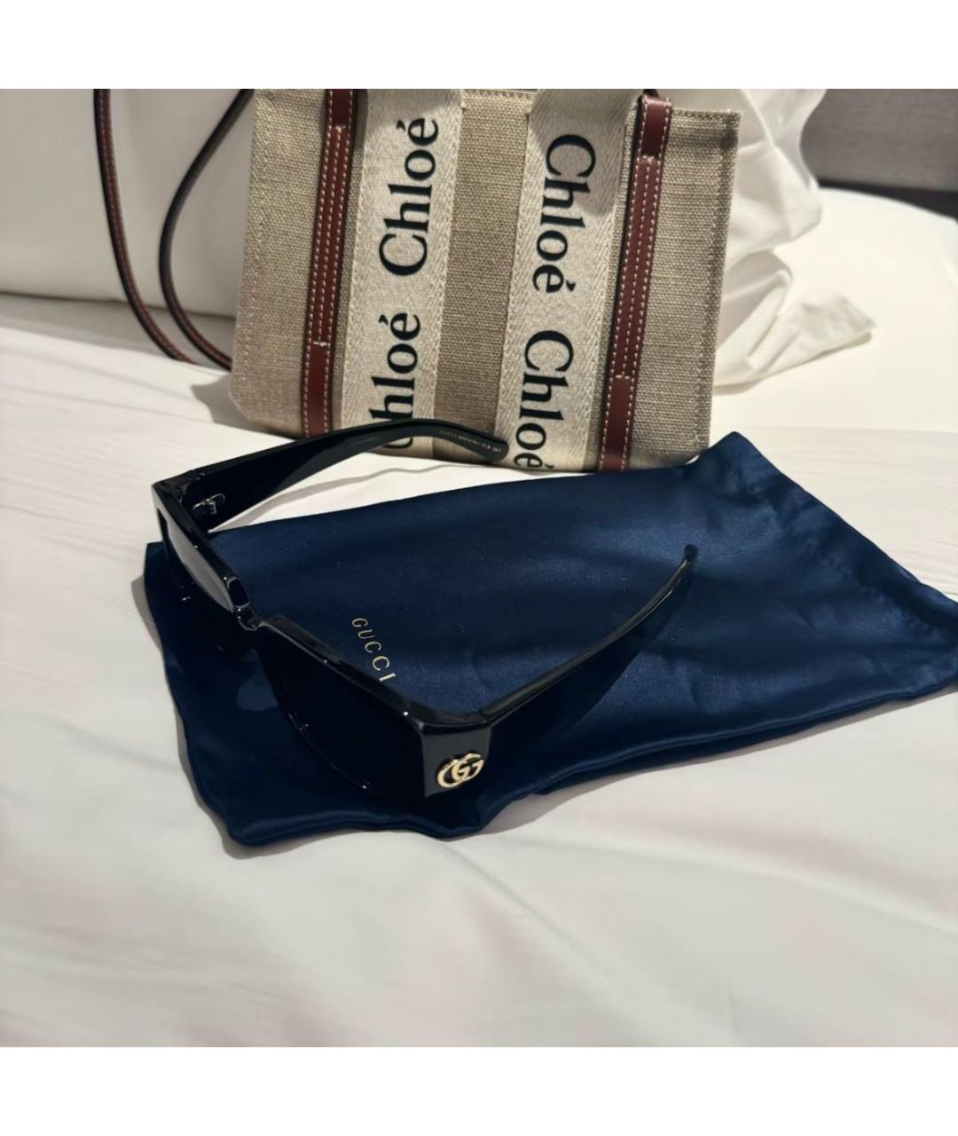 GUCCI Черные солнцезащитные очки, фото 4